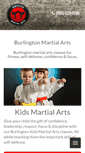 Mobile Screenshot of burlingtonkarate.ca